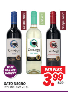  witte wijn rode rose 160 soepel rood fris wit gato pinot grigio merlot cabernet sauvignon san pedro moment chili fles 3.99 