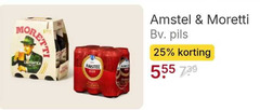  amstel blikjes bier 25 555 moretti pils 