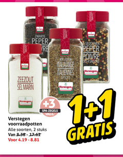  verstegen kruiden 1 2 4 authentieke zeezout sel marin r zwarte peper re 3 spa zegels walk voorraadpotten soorten stuks italiaanse italiennes seizoenen poivre des spices sauces since 