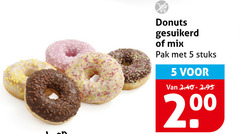  donuts 5 gesuikerd mix pak stuks 00 