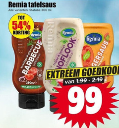  remia snacksaus 99 300 tafelsaus statube ml kruidige barbecue 250ml plant based frisse knoflook extreem 
