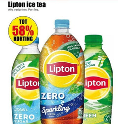  lipton ice tea 100 fles taste sugar green zero sparkling 