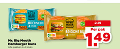 klik op dit plaatje voor een vergroting en voor vergelijkbare aanbiedingen gerelateerd aan
4 big mouth gourmet topped with sesame mr. hamburger pakken stuks brioche bui crush pak 4 big mouth gourmet topped with sesame mr. hamburger pakken stuks brioche bui crush pak