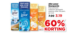  lenor wasverzachter 60 stop schudden parfum linge geurbooster balade bord perles zeebries ambre voer geurparels collection koker stuk 