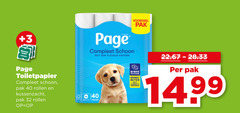  page toiletpapier 32 40 3 messen zegel schoon pak rollen kussenzacht vleugje katoen voordeel 3d wave textuur reinigt beter minder gebruiken 