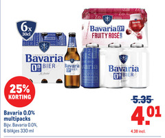  bavaria alcoholvrij bier 6 10 25 330 6x natuurlijk euwe mineraalwater jaar gezuiverd natuur eerst verfrissend alcohol ge lieshout fruity rosee fam zeven 0.0 330ml for varia traditionele hoppen multipacks blikjes ml 