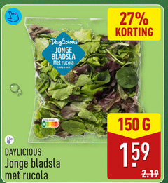  rucola 27 150 jonge bladsla kruidig zacht nutri score 