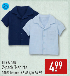  2 100 lily pack shirts katoen 
