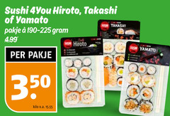  sushi 350 yamato pakje kilo v.a. 