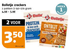  bolletje crackers 1 2 100 350 pakken bolle protein carb minder mexx ontbijt volkoren meergranen kilo v.a. 