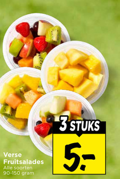  fruitsalade 3 5 verse fruitsalades soorten stuks 
