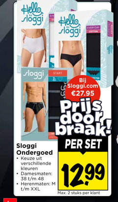  damesslips 2 48 hello sloggi everyday cotton ondergoed kleuren damesmaten herenmaten xxl start ster stuks 