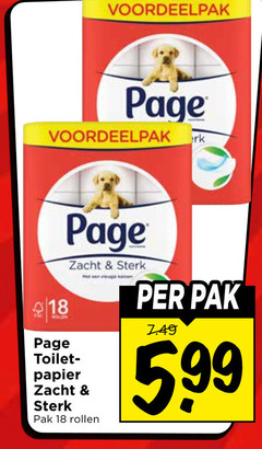  page toiletpapier 18 wollen zacht toilet papier pak rollen 5.99 