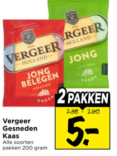 vergeer kaasplakken 2 200 far holland jong belegen gesneden kaas goud soorten pakken gouda 
