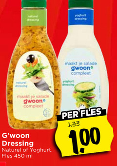 klik op dit plaatje voor een vergroting en voor vergelijkbare aanbiedingen gerelateerd aan
gwoon dressing 450 naturel yoghurt nature salade fles ml 1 00 gwoon dressing 450 naturel yoghurt nature salade fles ml 1 00
