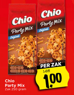  chio zoutjes 250 party mix original zak coco 1 00 