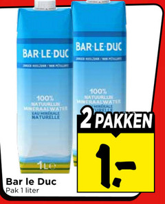  bar le duc mineraalwater 1 2 100 minerale naturelle pak liter pakken 