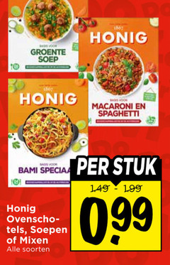  honig maaltijdmix soep 1867 b groente macaroni spaghetti bami soepen mixen soorten stuk 