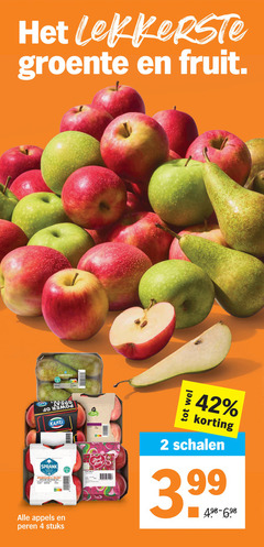 klik op dit plaatje voor een vergroting en voor vergelijkbare aanbiedingen gerelateerd aan
peren pink lady appels 2 4 42 groente fruit conference stuks kanzi bio sprankelend volzoet sappig bite schalen 3.99 peren pink lady appels 2 4 42 groente fruit conference stuks kanzi bio sprankelend volzoet sappig bite schalen 3.99