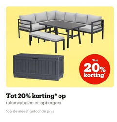  20 tuinmeubelen opbergers 