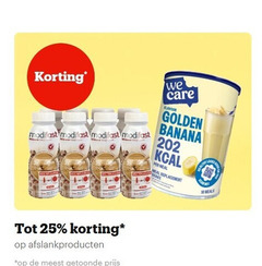  afslankmaaltijden 16 25 modifast care flavour golden banana meal replacement meals afslankproducten 