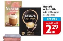  nescafe oploskoffie 8 25 new same cappuccino espresso original pakken stuks pak 