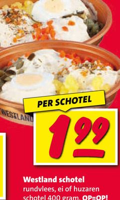  saladeschotel huzarensalade 400 westland schotel rundvlees ei huzaren 