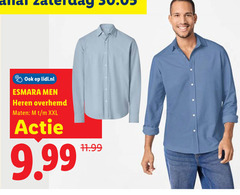  lidl.nl esmara men heren overhemd maten xxl 