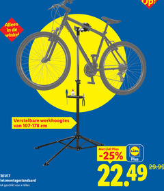 99 verstelbare werkhoogtes cm crivit bikes 