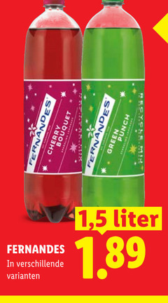  fernandes frisdrank cherry punch 1 5 liter 