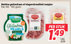  100 150 bettine geitenkaas slagerskwaliteit reepjes pak pearls naturel natur ge dij www fi slagers baconreepjes beter leven kipreepjes stuk 