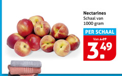  1000 nectarines schaal 