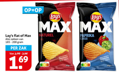  200 flat zakken zak naturel paprika flavour nutri score crunch taste 