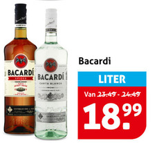  bacardi carta blanca spiced establecido santiago liter 