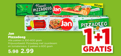  1 2 600 style napoli pizzadeeg italiaanse klasse tomaten saus jan luchtig knapperig vers pakken 300-600 zuurdesem tomatensaus 
