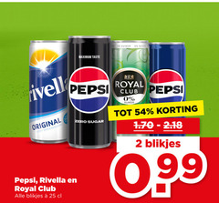 klik op dit plaatje voor een vergroting en voor vergelijkbare aanbiedingen gerelateerd aan
royal club pepsi rivella frisdrank cola 2 25 taste suiker original licht sprankelend blikjes zero sugar royal club pepsi rivella frisdrank cola 2 25 taste suiker original licht sprankelend blikjes zero sugar