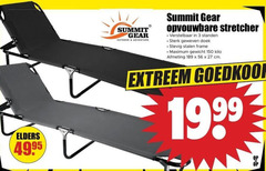  3 27 150 elders summit gear outdoor adventure opvouwbare stretcher verstelbaar standen geweven doek stevig stalen frame gewicht kilo cm extreem 