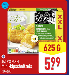  mm nutri score farm mini kipschnitzels chicken schnitzel liquid seasoned from breast fillet fried cooked and deep frozen for re baking 