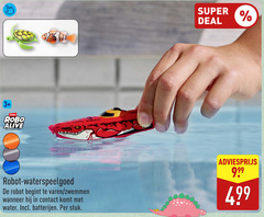  3 alive real life pets super deal robot varen zwemmen contact water batterijen stuk 