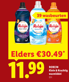 robijn wasmiddel wasbeurten classics black velvet zwart langer wit color at elders klein 1 