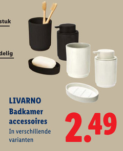  stuk delig livarno badkamer accessoires 