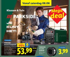  120 zaterdag klussen tuin parkside mega deal lidl.nl lasapparaat automatische instelling lasdraad 6 8 9 1 mm toebehoren gevulde iii 3.99 