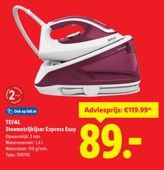  2 tefal dr cora jaar lidl.nl stoomstrijkijzer express easy opwarmtijd min waterreservoir 1 4 l 