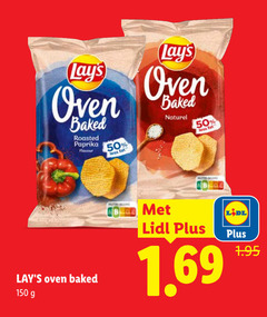  lays chips 50 150 oven baked roasted paprika flavour less naturel fa nutri score 