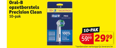 10 100 oral b opzetborstels precision clean 10x pack pak pro 