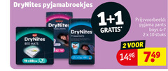  1 2 10 drynites pyjamabroekjes bed drynite pyjama pants boys stuks 