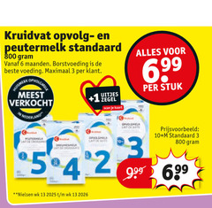  2 3 4 5 6 10 13 kruidvat opvolg peutermelk maanden borstvoeding voeding maximaal huismerk verkocht nederland lance lait croissance uitjes zegel scan kaart l suite 99 stuk 