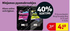  9 40 online ninja broekje boy jaar stuks 