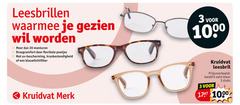  3 20 1000 leesbrillen gezien monturen draagcomfort flexibele pootjes uv bescherming krasbestendigheid kruidvat merk leesbril zalm kleur stuks 