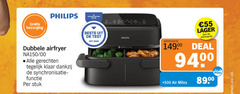  philips friteuse 55 consumenten bond dubbele airfryer 00 gerechten klaar synchronisatie functie stuk deal 500 air miles joe 